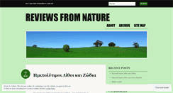 Desktop Screenshot of naturalreviews.wordpress.com