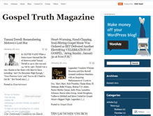 Tablet Screenshot of gospeltruthmag.wordpress.com