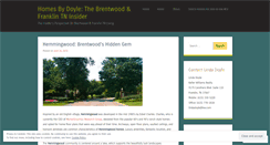 Desktop Screenshot of homesbydoyle.wordpress.com