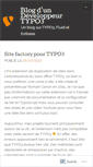 Mobile Screenshot of developpeurtypo3.wordpress.com