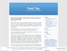 Tablet Screenshot of easyfoodtips.wordpress.com