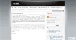 Desktop Screenshot of catholicwitness.wordpress.com
