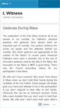 Mobile Screenshot of catholicwitness.wordpress.com
