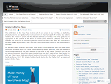 Tablet Screenshot of catholicwitness.wordpress.com
