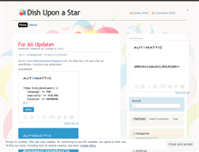 Tablet Screenshot of dishuponastar.wordpress.com