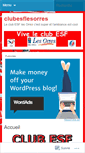 Mobile Screenshot of clubesflesorres.wordpress.com