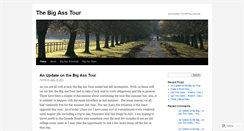 Desktop Screenshot of bigasstour.wordpress.com