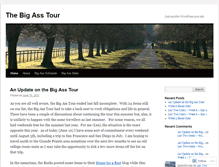 Tablet Screenshot of bigasstour.wordpress.com
