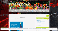 Desktop Screenshot of eltablondeclase.wordpress.com