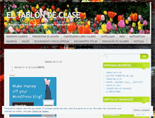 Tablet Screenshot of eltablondeclase.wordpress.com