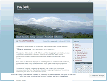 Tablet Screenshot of maryraab.wordpress.com