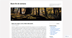 Desktop Screenshot of buenfindesemana.wordpress.com