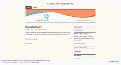 Desktop Screenshot of inspiredhealthcoach.wordpress.com