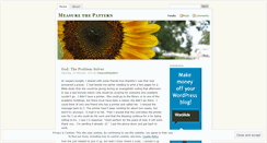 Desktop Screenshot of measurethepattern.wordpress.com