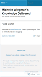 Mobile Screenshot of michellewiegman.wordpress.com