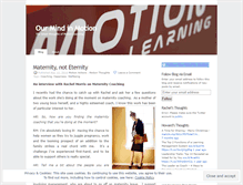 Tablet Screenshot of motionlearning.wordpress.com