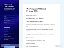 Tablet Screenshot of freresdelacoteireland.wordpress.com