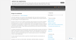 Desktop Screenshot of amigodasabedoria.wordpress.com