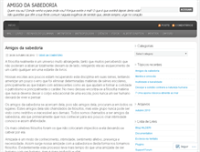 Tablet Screenshot of amigodasabedoria.wordpress.com