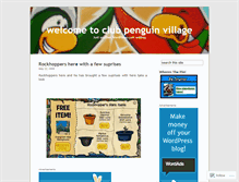 Tablet Screenshot of clubpenguinvillige.wordpress.com