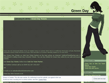 Tablet Screenshot of greendayticketsuk.wordpress.com