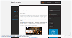 Desktop Screenshot of livreargumento.wordpress.com