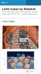 Mobile Screenshot of lolliecakes.wordpress.com