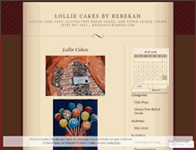 Tablet Screenshot of lolliecakes.wordpress.com