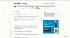 Desktop Screenshot of chelet.wordpress.com