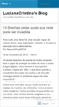 Mobile Screenshot of lucianacristina.wordpress.com