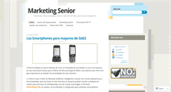 Desktop Screenshot of marketingsenior.wordpress.com