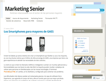 Tablet Screenshot of marketingsenior.wordpress.com