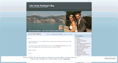 Desktop Screenshot of lakegardaweddings.wordpress.com