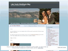 Tablet Screenshot of lakegardaweddings.wordpress.com