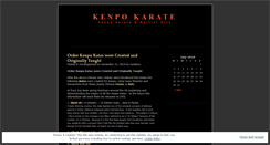 Desktop Screenshot of kempokarate.wordpress.com