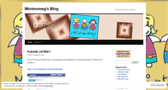 Desktop Screenshot of mintmomeg.wordpress.com