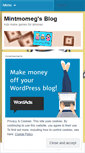 Mobile Screenshot of mintmomeg.wordpress.com