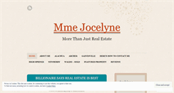 Desktop Screenshot of mmejocelyne.wordpress.com