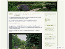 Tablet Screenshot of albertaperennialtrials.wordpress.com