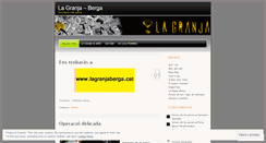 Desktop Screenshot of lagranjaberga.wordpress.com