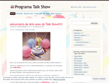 Tablet Screenshot of programatalkshow.wordpress.com