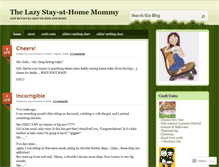 Tablet Screenshot of crazymommy.wordpress.com