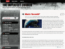 Tablet Screenshot of imperfectchurch.wordpress.com