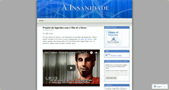 Desktop Screenshot of ainsanidade.wordpress.com