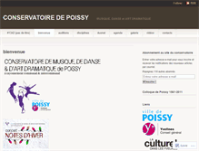 Tablet Screenshot of cmdpoissy.wordpress.com