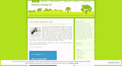Desktop Screenshot of mahasiswabiologium.wordpress.com