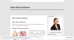 Desktop Screenshot of obatalamiambeien1.wordpress.com
