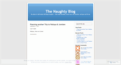 Desktop Screenshot of naughtyblog.wordpress.com