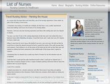 Tablet Screenshot of listofnurses.wordpress.com