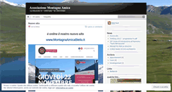 Desktop Screenshot of montagnaamica.wordpress.com